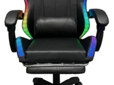 SILLA GAMER ERGONOMICA | LUZ LED RGB
