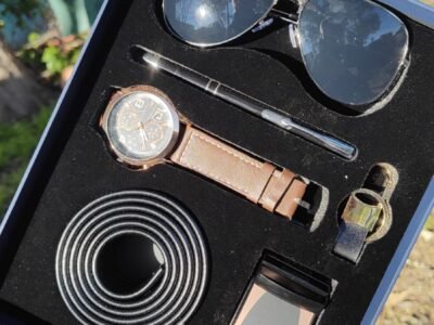 COMBO - Cinturón lapicera anteojos y reloj