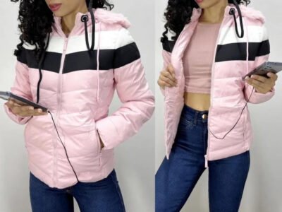 Campera importada con auriculares