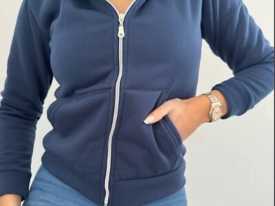 Campera con piel hombre y mujer