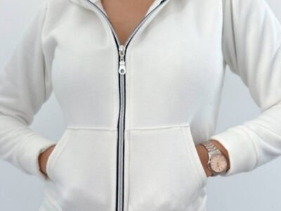 Campera con piel hombre y mujer