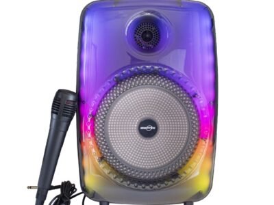 PARLANTE INALÁMBRICO 8” BLUETOOTH COLORES CON MICROFONO